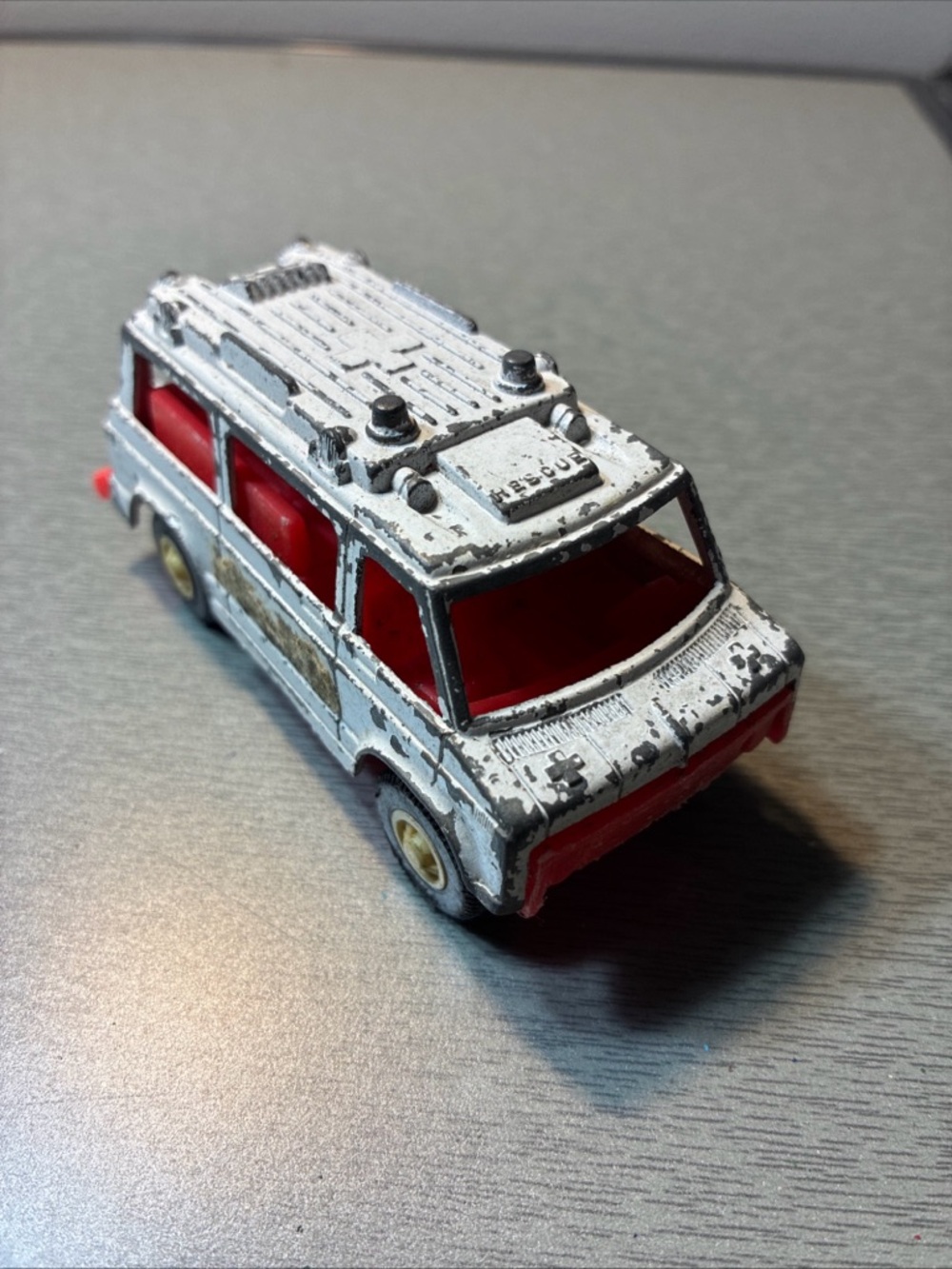 Vintage Tootsie Toy Rescue Van Made in USA